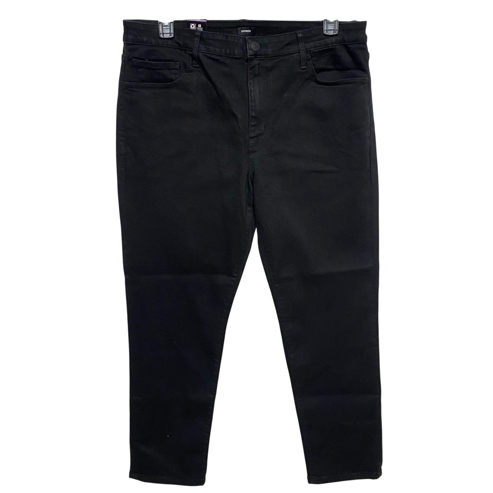 Express Men's Slim Fit Black Denim Jeans‎ 38 x 32 NWT
